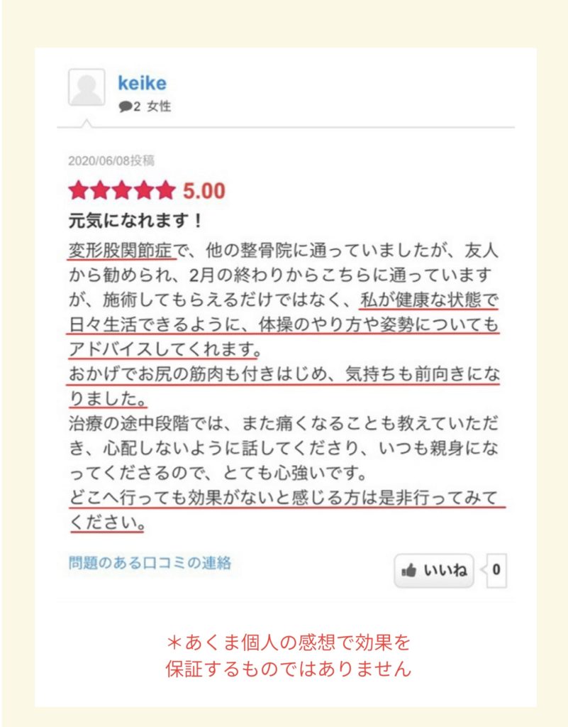 重症腰痛改善実績